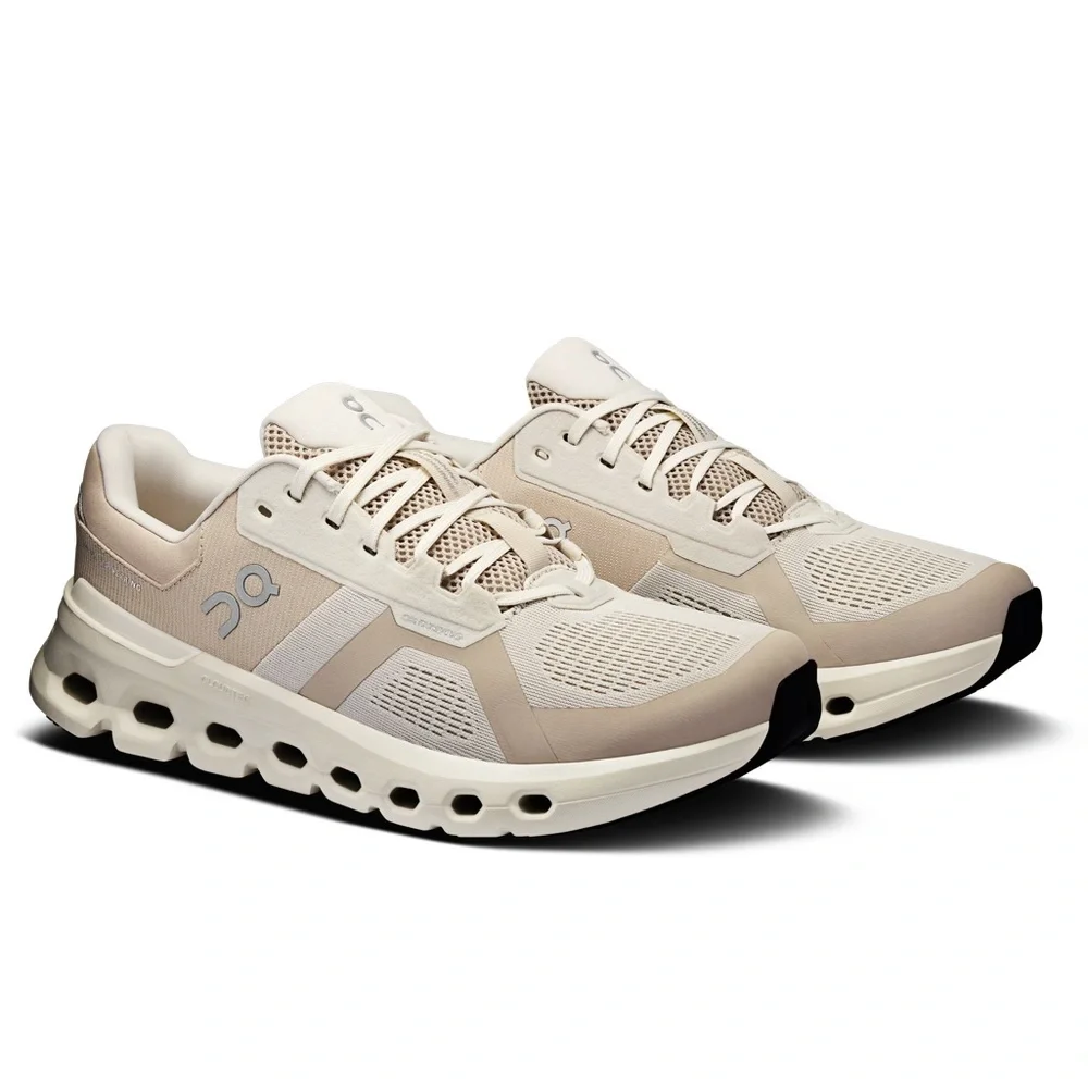 On Running Cloudrunner 2 Neutral Cream/Beige Performance Sneakers